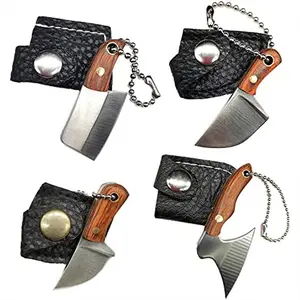 Mini Folding EDC Pocket Knife 4-Pack – Compact Utility Knives with Blade Covers & Carry Case, Lightweight Everyday Survival Tool for Camping, Hiking & Travel, Perfect Gift for Men, Women, Outdoor Lovers & DIY Enthusiasts