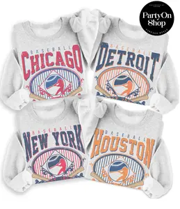 Vintage Baseball Graphic Sweatshirt Sports Baseball Player Pullover Game Day Sweatshirt Ballpark Baseball Top Unisex Sports Game Shirt