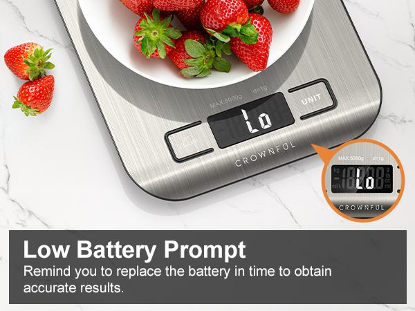 Digital Food Scale, 11 lb Digital Kitchen Scales Weight Ounces and Grams for Cooking and Baking, 6 Units with Tare Function Kitchenware Digital Food Scale, 11 lb Digital Kitchen Scales Weight Ounces and Grams for Cooking and Baking, 6 Units with Tare Function Kitchenware