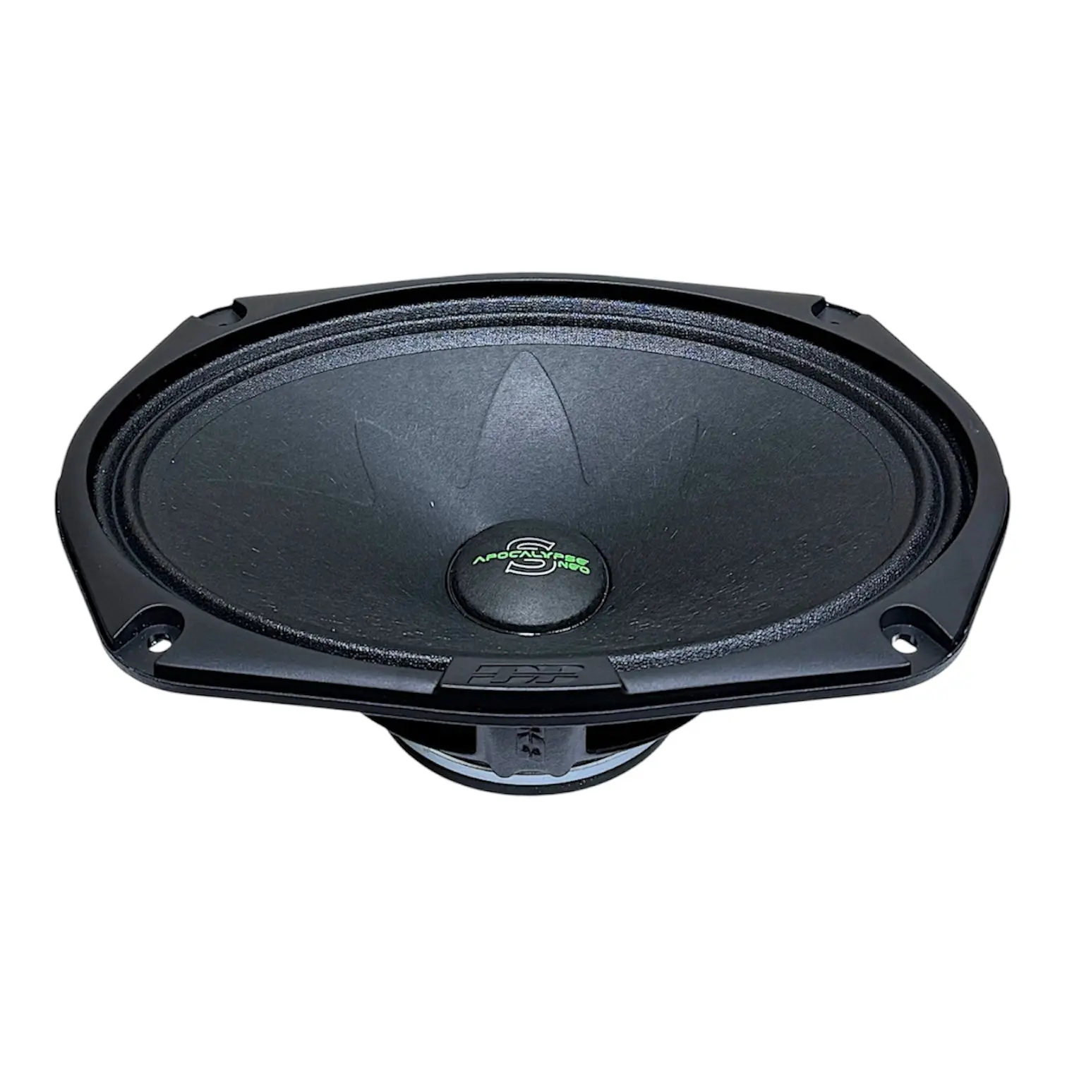 Deaf Bonce Apocalypse M69SE NEO 6x9 Automotive Audio Speakers - 4-Ohm Pair, 200W RMS, 400W Peak, Neodymium Magnet, 8.56x6.43in, Durable Steel Components, Car Speaker Package