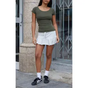 John Galt Women's Green Ginny Off-The-Shoulder Top John Galt Women's Green Ginny Off-The-Shoulder Top