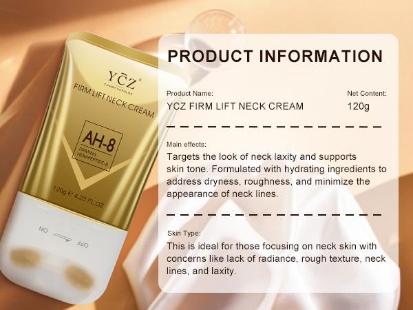 YCZ Neck Firming Cream, Upgraded Formula | Deep Hydration for Crepey Neck & Body Skin | Cruelty-Free Skincare YCZ Neck Firming Cream, Upgraded Formula | Deep Hydration for Crepey Neck & Body Skin | Cruelty-Free Skincare