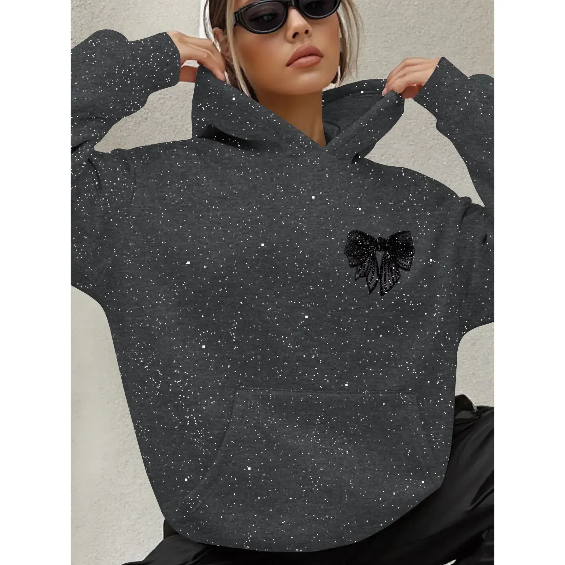 Glittery hoodie - TikTok Shop