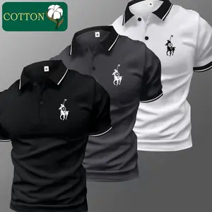 Men’s 2026 Fashion Cotton Short-Sleeve Turn-Down Collar Polo Shirt Set, available in multiple colors. Trendy, personalized print patterns. Comfortable and skin-friendly. Flattering fit that accentuates the figure. A premium selection for discerning indivi