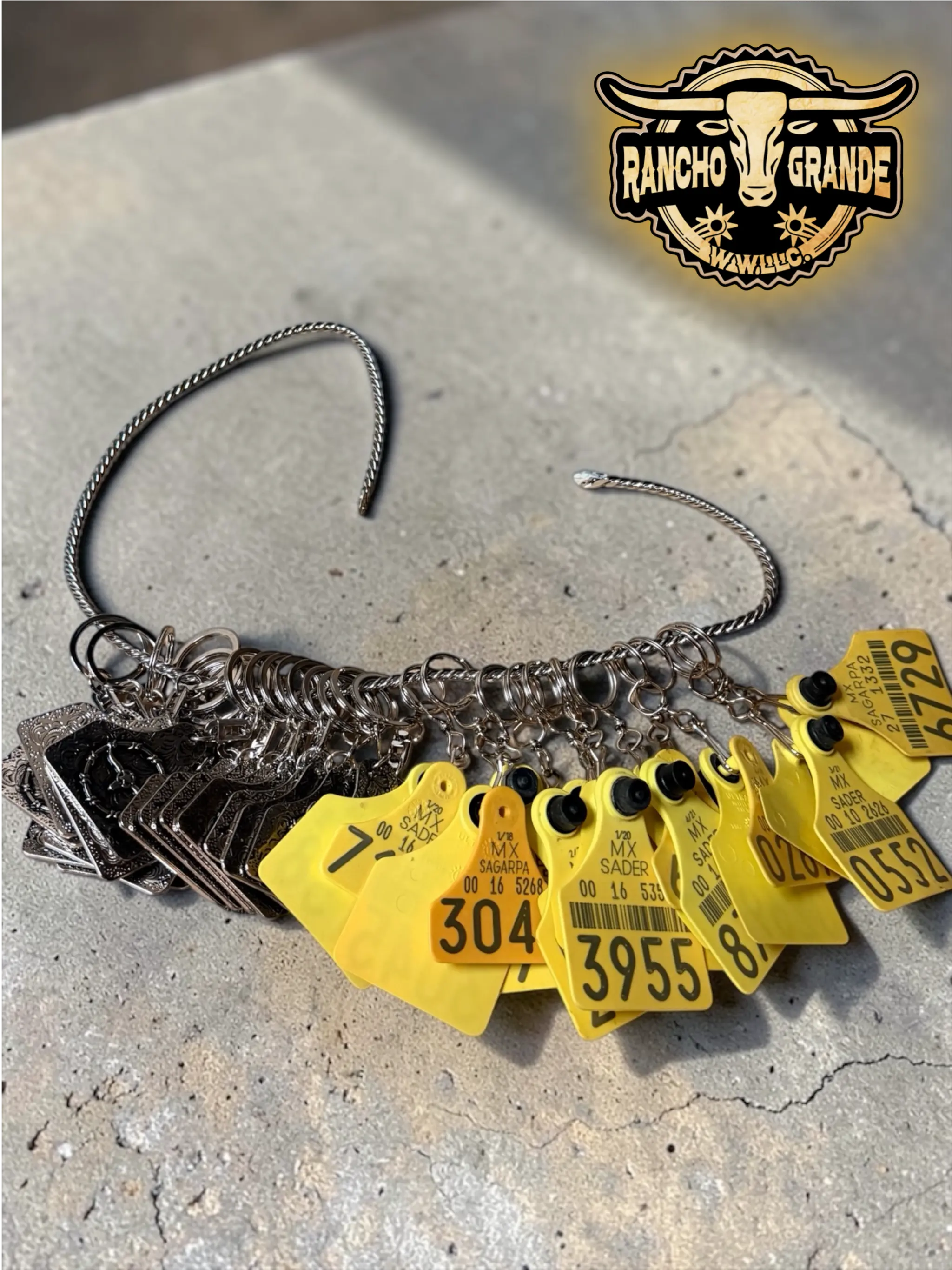 Western Keychain / Llavero est. Vaquero