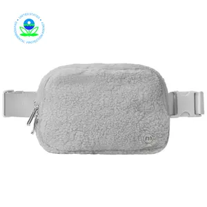 Fleece Everywhere Belt Bag,  1.3L Fanny Packs for Women Men - Waist Packs with Adjustable Belts - Lightweight Crossbody Bags for Running/Outdoor/Hiking