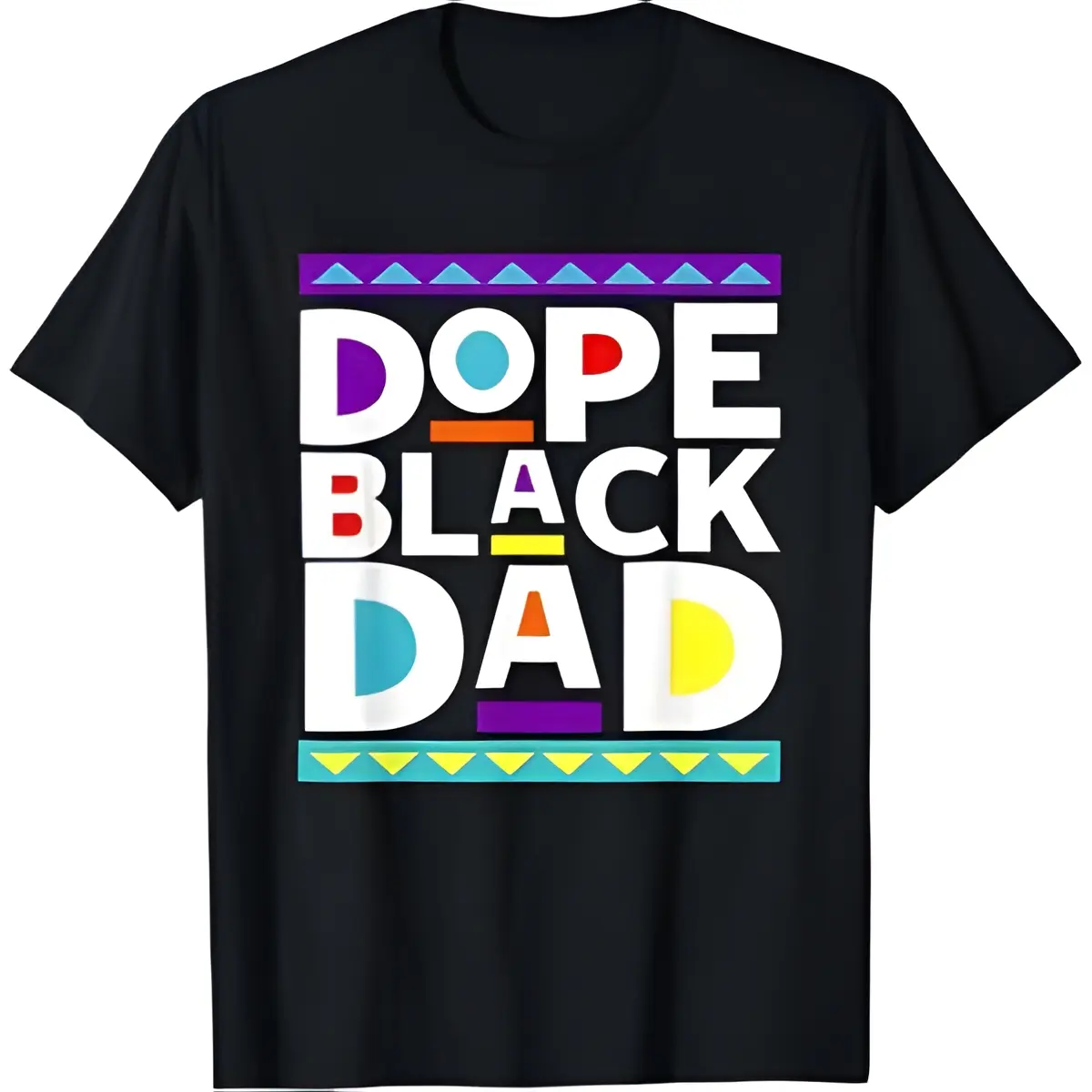 Oversized Cotton Tshirt Women Fashion Apparel My Look Alike Freaky Clothes Dope Black Dad New Dad Fathers Day Gift African American Dad T-Shirt Menswear