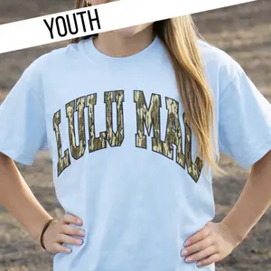 LuLu Mac YOUTH Mossy Oak Bottomland -Blue