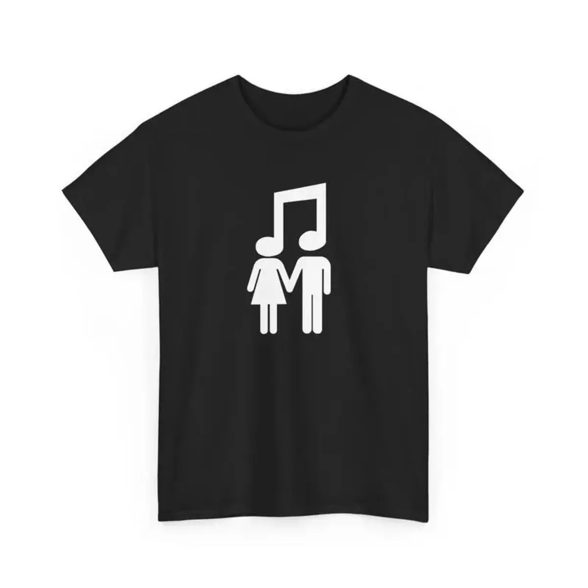 Music Connects People Unisex Heavy  Tee, Music Lover Gift, Musical Shirt, Music Apparel, Concert Tee, Artist Tee T-Shirt For Men And Women
