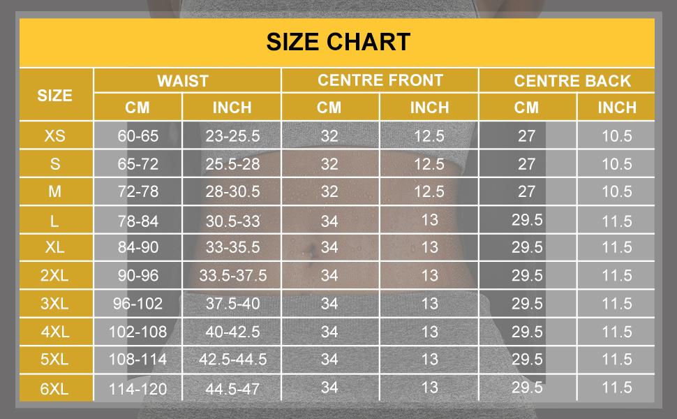 FeelinGirl Women Long Torso Sauna Workout Double Belts Neoprene Sports Waist Belt Corset Waist Cincher Zipper Trimmer Womenswear