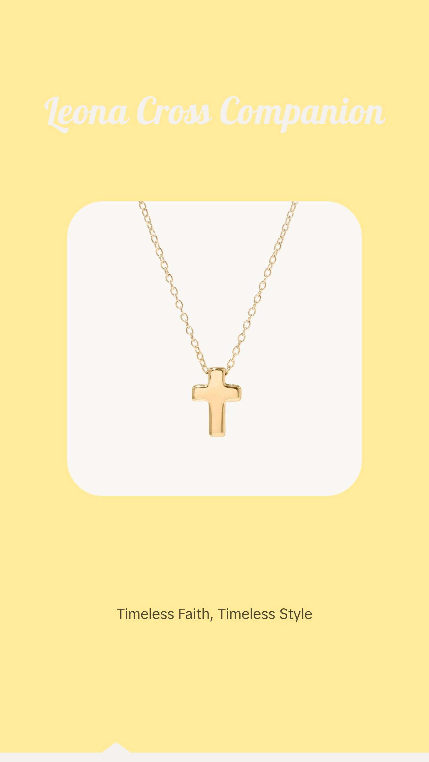 Leona Cross Necklace