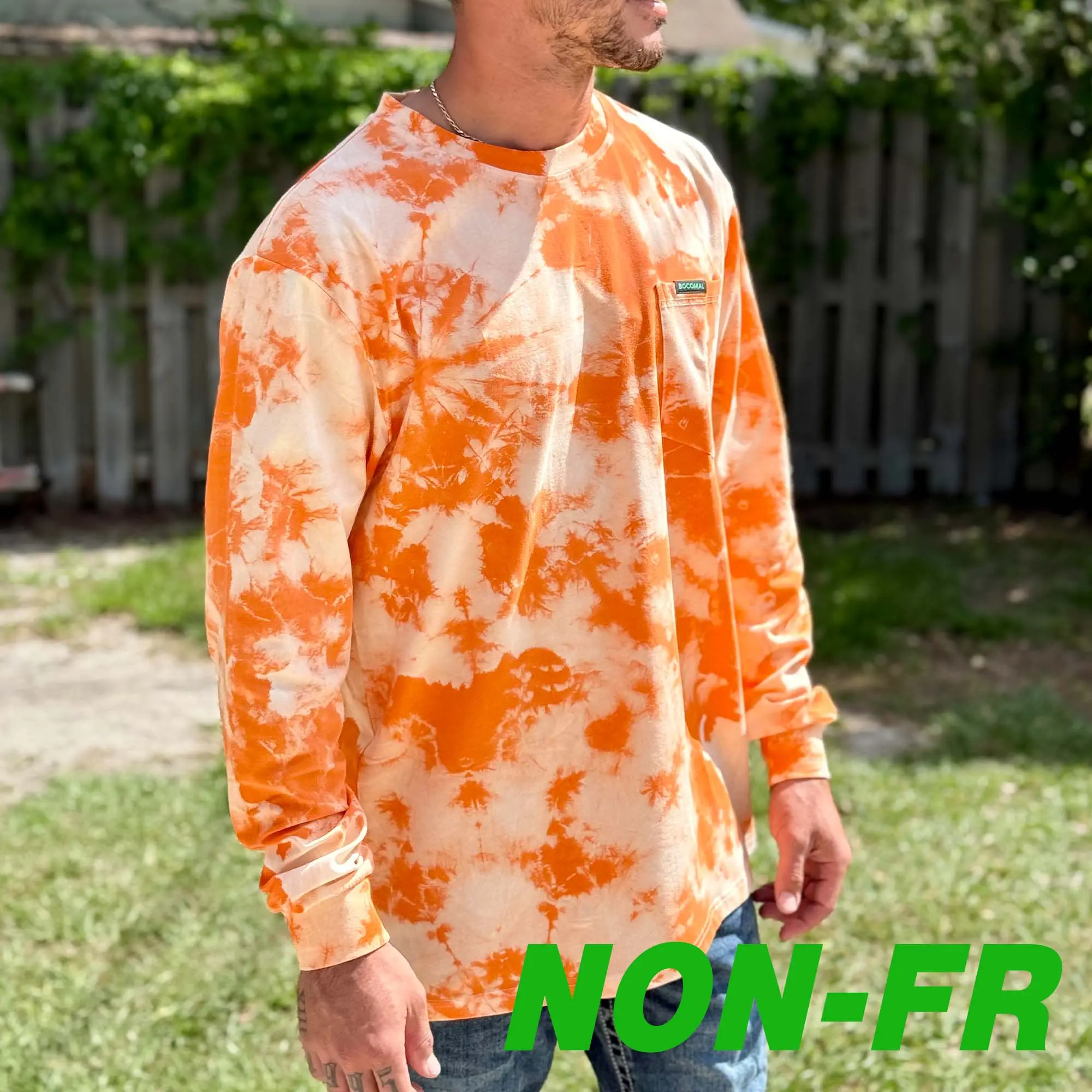 6 OZ Printed Long Sleeve Work Tee (NON-FR) - TS081T
