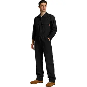 Work Idea Pure Cotton Men's Coverall Relaxed Fit All Season Menswear Uniform