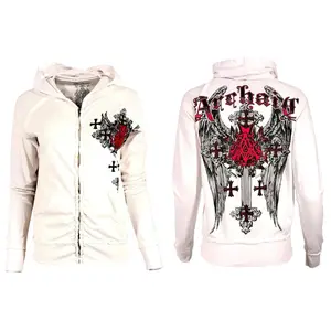 Archaic by Affliction Women's Zip Up Hoodie Verwood