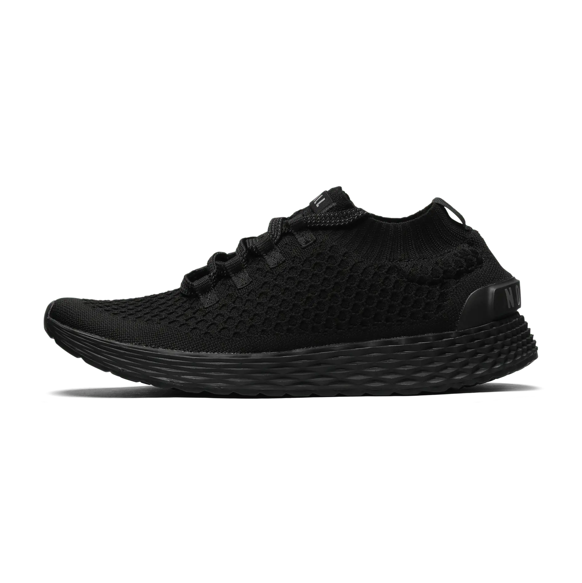 NOBULL Women's Allday Knit Shoe in Triple Black - Everyday Walking Sneaker, Comfortable Slip-On Shoe, Casual Trainer