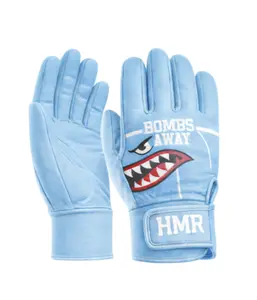 Light Blue I Bombs Away Batting Gloves