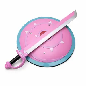 Kinstore 32" Rose PU Foam Sword Shield Non-Functional Soft for Cosplay Steven Universe Costume Props Anime Game Xmas Gift