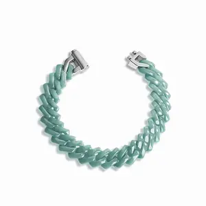 Cuban bracelet and necklace