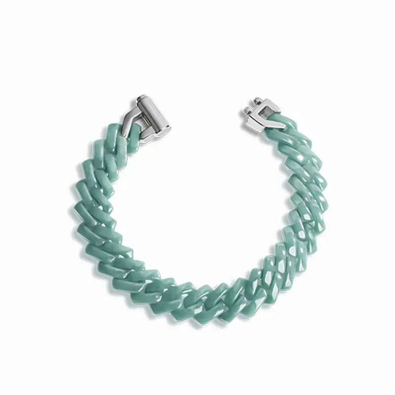 Cuban bracelet and necklace