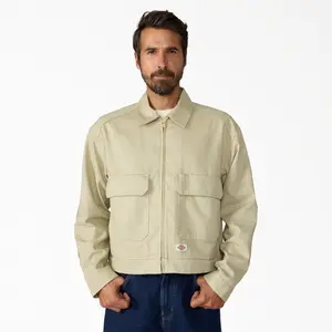 Dickies Hemp Twill Trucker Jacket, Workwear Everyday Layering Style