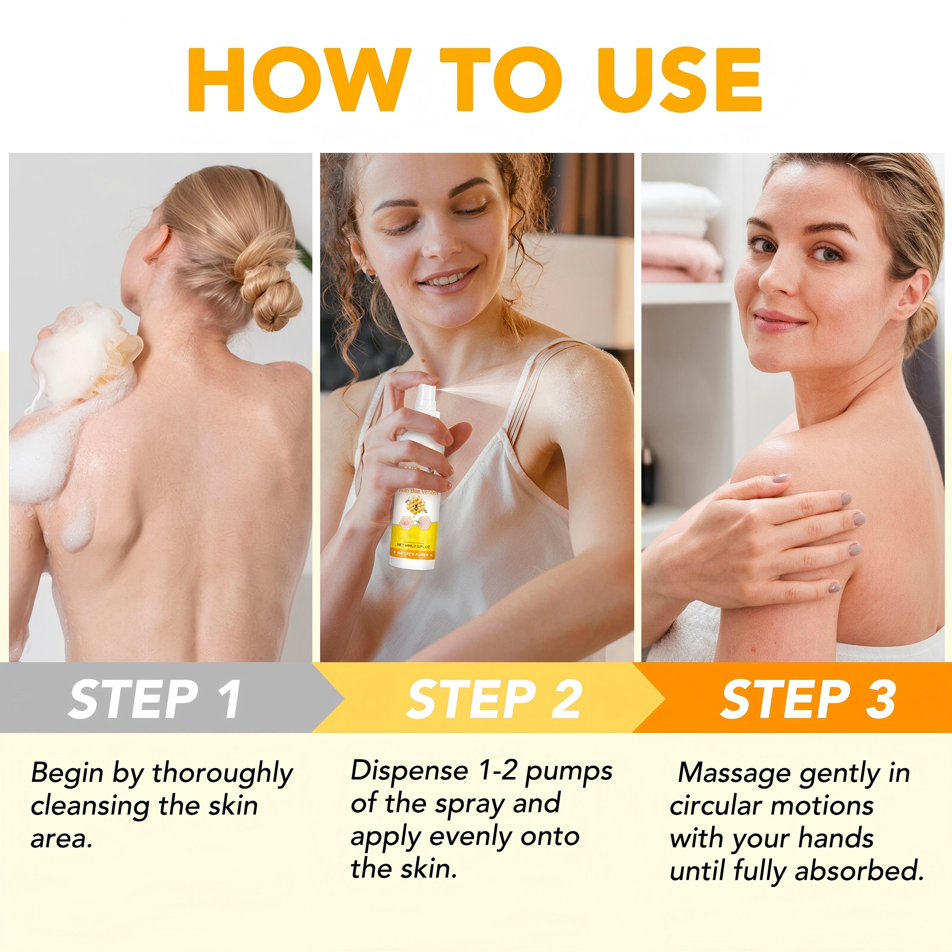 SEFUDUN Removal Combination Set Spray and cream, can be used separately in the morning and evening, 60ml spray, 100g cream