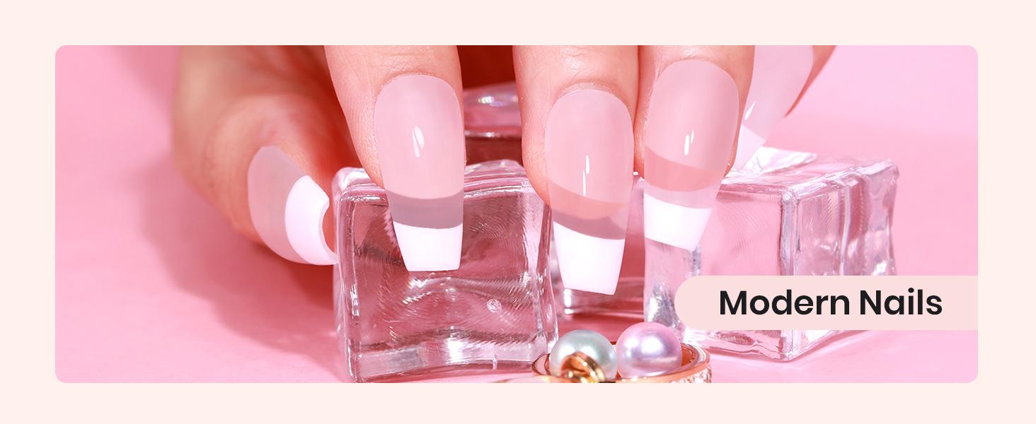 Beetles Poly Gel Nail Extension Kit, Professional DIY Nail Art Kit for Starter with UV Lamp Top Coat Base Gel, Gift for Women gift for girls, Nail Manicure at home, With Slip Solution, Beginner friendly Cutics #TikTokShopBacktoSchool