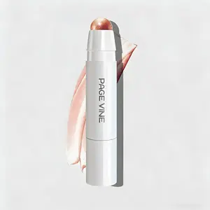 Precision Highlighter Stick, Oil-Free & Waterproof, Non-Greasy Luminous Shine, Easy Blend for Cheekbones & Brow Bones, Sparkling Glass Effect for Party & Night Looks