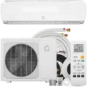 18000 BTU Energy Efficient Ductless Mini Split AC and Heater, Complete DIY Installation Kit for Large Rooms up to 750 Sq Ft