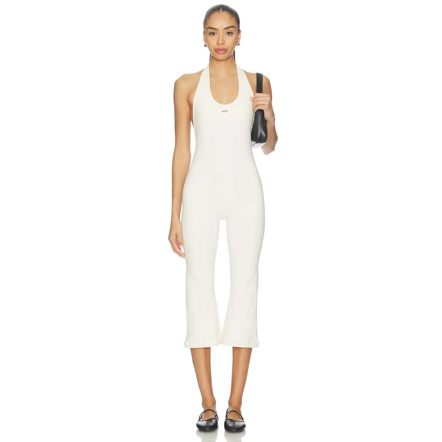 437 x REVOLVE The Halter Onesie in Cream
