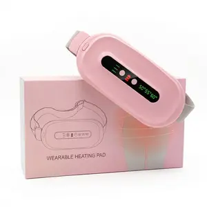 [Mid Year Sale] 2026 New Portable Cordless Heating Pad for Period Cramps - Fast-Heat Electric Belly Wrap with 3 Heat Settings, 3 Massage Modes, Women's Pain Relief Warmer Party Gift, Velvet, 3-Way