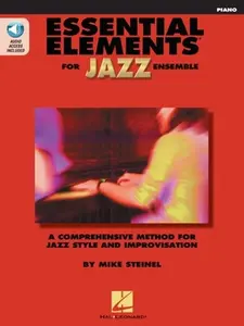 USED-Essential Elements for Jazz Ensemble Mike Steinel Piano Sheet Music Songbook Jazz Improvisation Method with Play-Along Tracks Beginner to Intermediate by Steinel, Mike (Paperback)