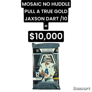 2025 Mosaic No Huddle Hobby Pack ($10,000) Bounty