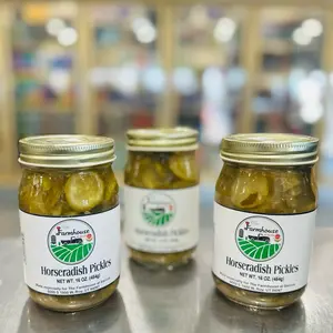 The Farmhouse at Saccos Horseradish Pickles 16 oz