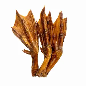 USA Duck Feet by Wild Wolf (20 Pack) Natural Scent - Only Washed With Water - Human-Grade and 100% Natural - Wholesome Dog Chew Treats - High in Protein, Glucosamine and Chondroitin - Enrichment Chewing