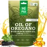 HiPlus Oregano & Black Seed Oil Dietary Supplement Softgels - Immune Support, Antioxidant Boost, High Carvacrol, Non-GMO, Plant-Based, Oil of Oregano Vitamins Supplements, Softgel Convenience (300 Count)