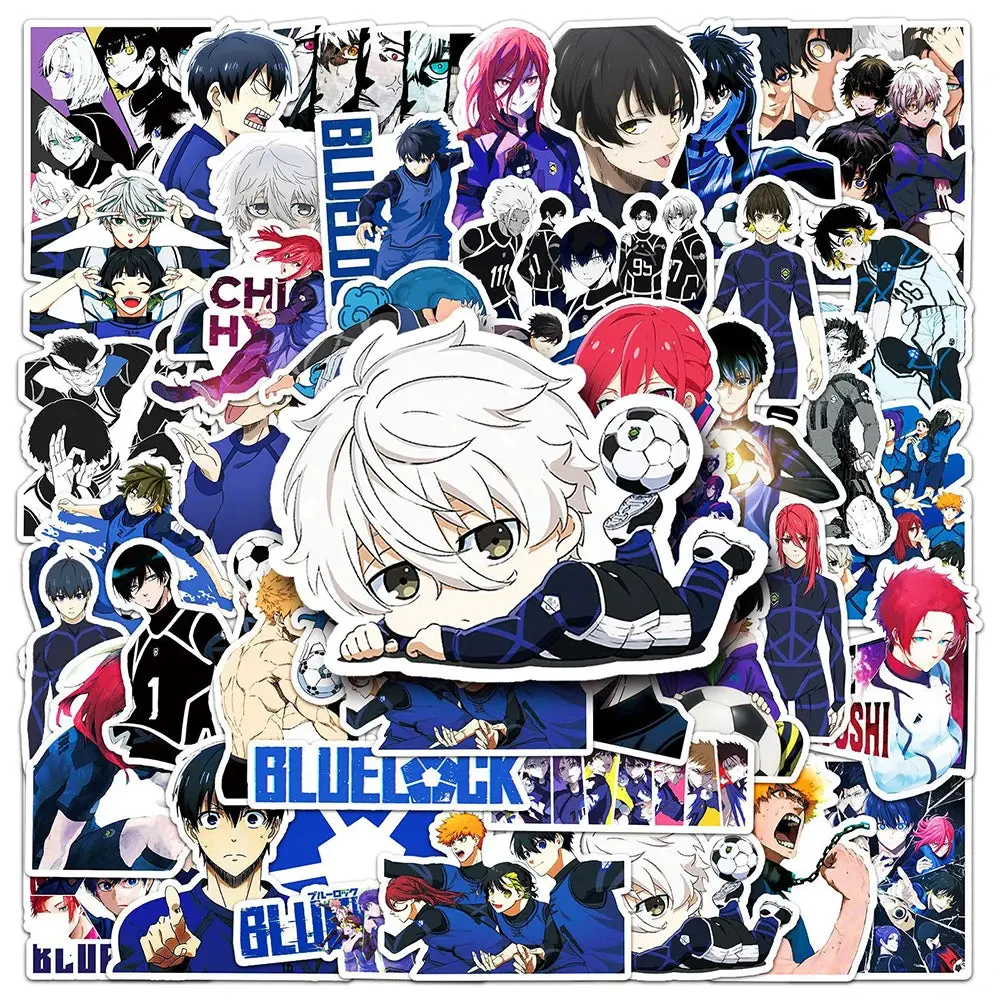10/30/50pcs Blue Lock Stickers