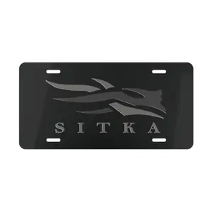 Camo Vanity Plate In Sitka Look Blackout