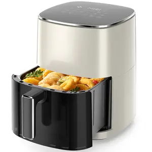12-in-1 Air Fryer 6.34 QT, Dishwasher Safe Parts, Multifunctional Cooker with Roast, Crisp, Reheat & Dehydrate, Includes 20 Healthy Recipes, Compact Kitchen Appliance