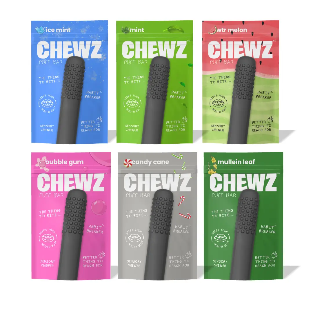 CHEWZ Relaxation and Calmness Chewable Fidget for Chewing, Bitting, Holding, On-the-Go
