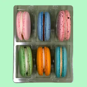 Six Pack Extra Large French Macarons - Spring & Easter Edition Six Count Gluten Free Seasonal Unique Flavors