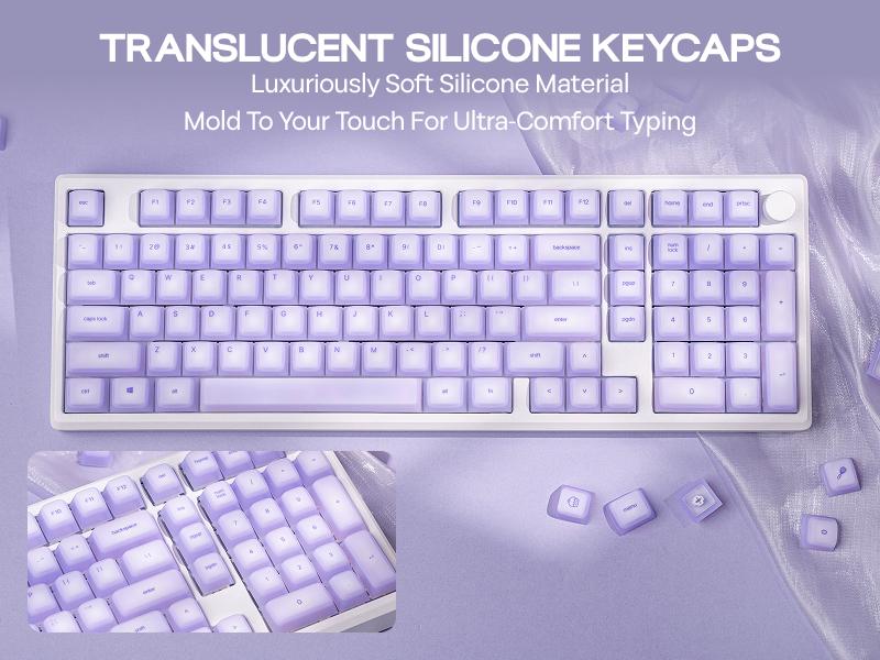 EPOMAKER AegisSil Keycap Set Sil Material Cherry Profile 113 Keys  Custom Keyboard Keycaps Set for Cherry MX, Kailh, Outemu, Gateron Mechanical Gaming Keyboard TikTokShopSpringGlowUp