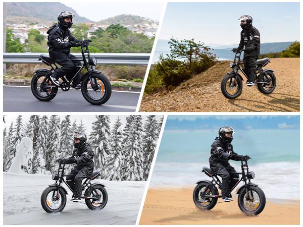 31MPH Electric Bikes 1500W Peak 20 Fat Tire E Bike with Powerful Motor 48V 17.5Ah Removable Battery, Ebike Moped Style for Mountains, Snow, Sand, Road Motorcycle E-Bike Bicycle Folding Fat-Tire ride 31MPH Electric Bikes 1500W Peak 20 Fat Tire E Bike with Powerful Motor 48V 17.5Ah Removable Battery, Ebike Moped Style for Mountains, Snow, Sand, Road Motorcycle E-Bike Bicycle Folding Fat-Tire ride