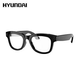 HYUNDAI M01 Smart Video Audio Glasses with HD Camera, Surround Sound Audio, Blue-Light Filtering Polarized Lenses, Multi-Scenario Use for Work & Driving, Durable Electronic Smart Glasses, Compatible with Android & iOS