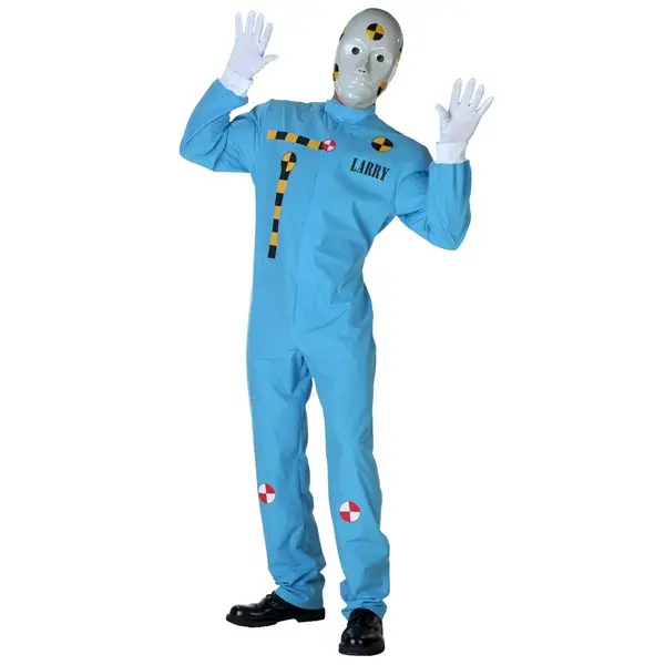 Plus Size Crash Test Dummy Costume for Adults