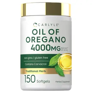 Carlyle Oregano Oil 4000mg Supplement | 150 Softgel Capsules | Contains Carvacrol | Non-GMO & Gluten Free Formula