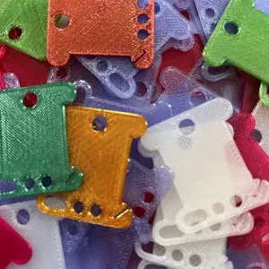 3D Printed Embroidery Floss Bobbins 20 count  Sewing