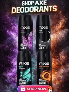 Deodorant   for Men, Apollo, Excite, Black, Dark Temptation 48 Hours Deodorant   Bundle Set, Gift Set Packing, Ultra Masculine Scent 150 ml (Pack of 4) spray body