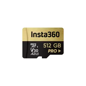Insta360 512GB PRO microSDXC Memory Card, V30, A2, UHS-I, 90 MB/s Read/Write Speed