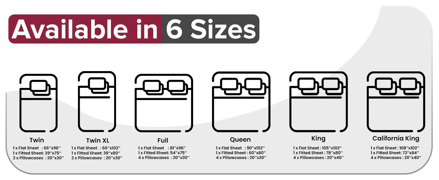 Lux Decor 4/6Pcs Paisley Bed Sheet Set-King Bed Sheet-Hypoallergenic Polyester Printed Queen Sheets-16" Deep Pocket Bedsheet Sets-Hotel Quality Sheet Set- Warm, Cozy & Luxury Bedding Set- Fall Decor