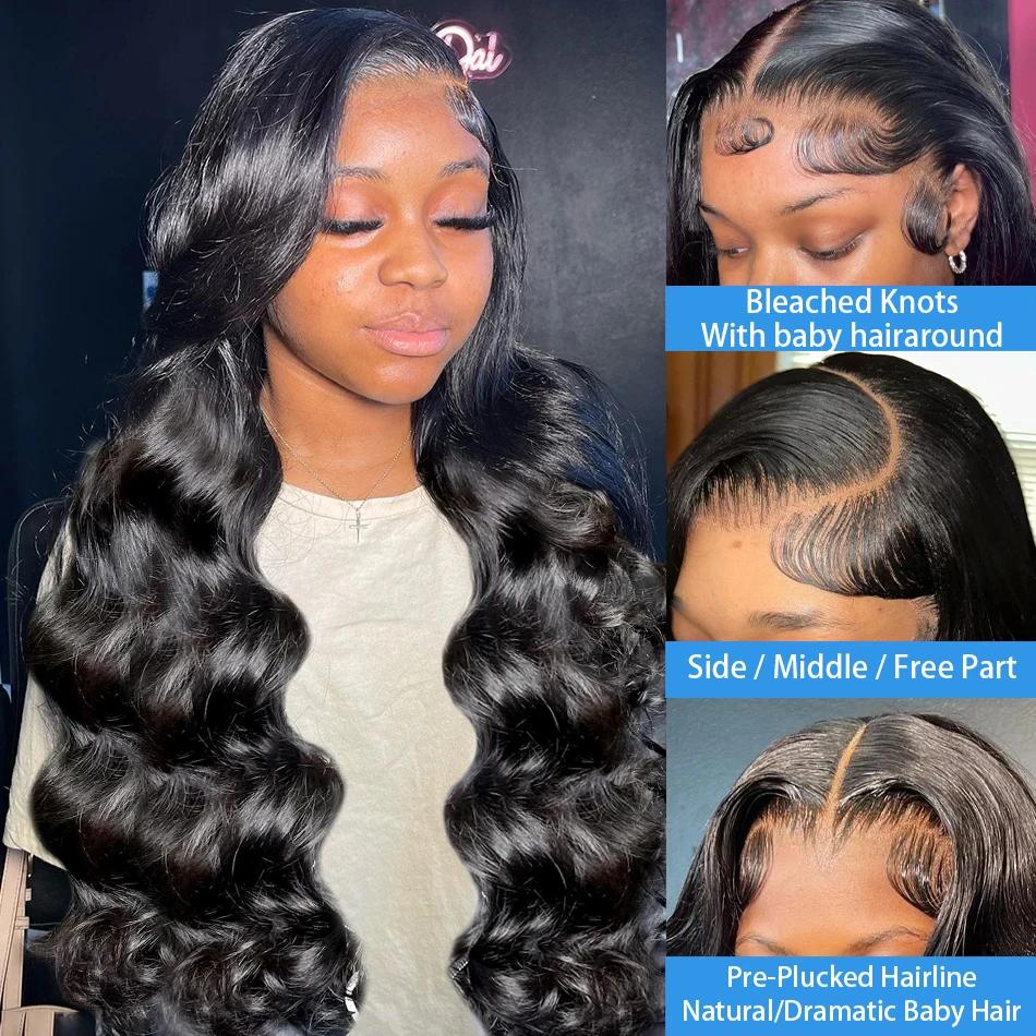 Bling Hair 13x6 Bone Straight Transparent Lace Front Human Hair Wigs For Black Women 13x4 Lace Frontal Wig Natural Wigs Indian Hair Wigs 180Density #Summervibes